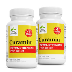 Terry Naturally Curamin Extra Strength bottle front view showing packaging for joints.