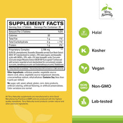 Close-up of Curamin capsules showing BCM-95 curcumin and boswellia ingredients