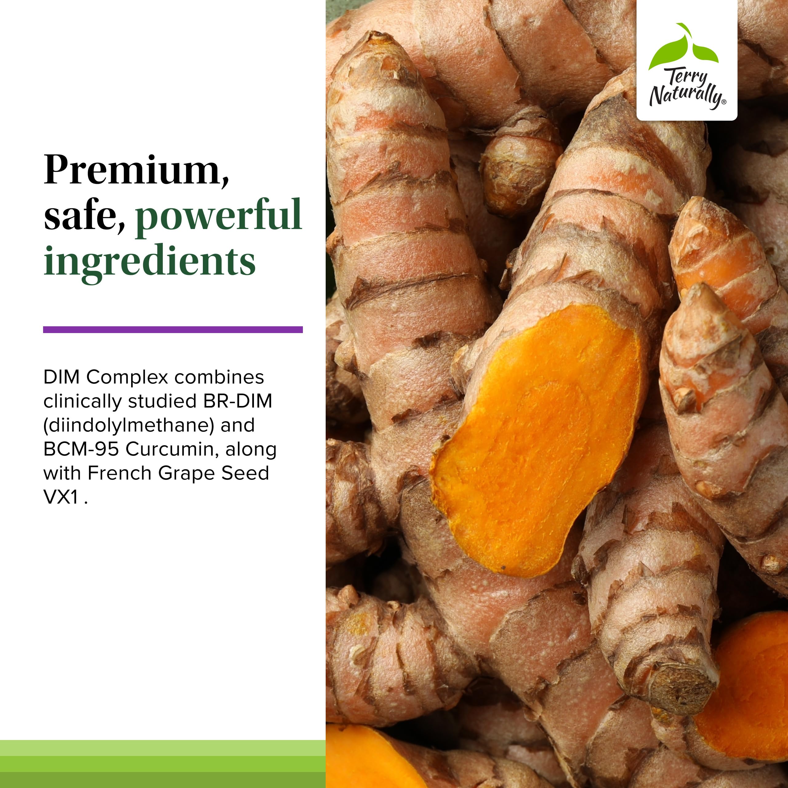 Packaging box image featuring Terry Naturally branding and benefits