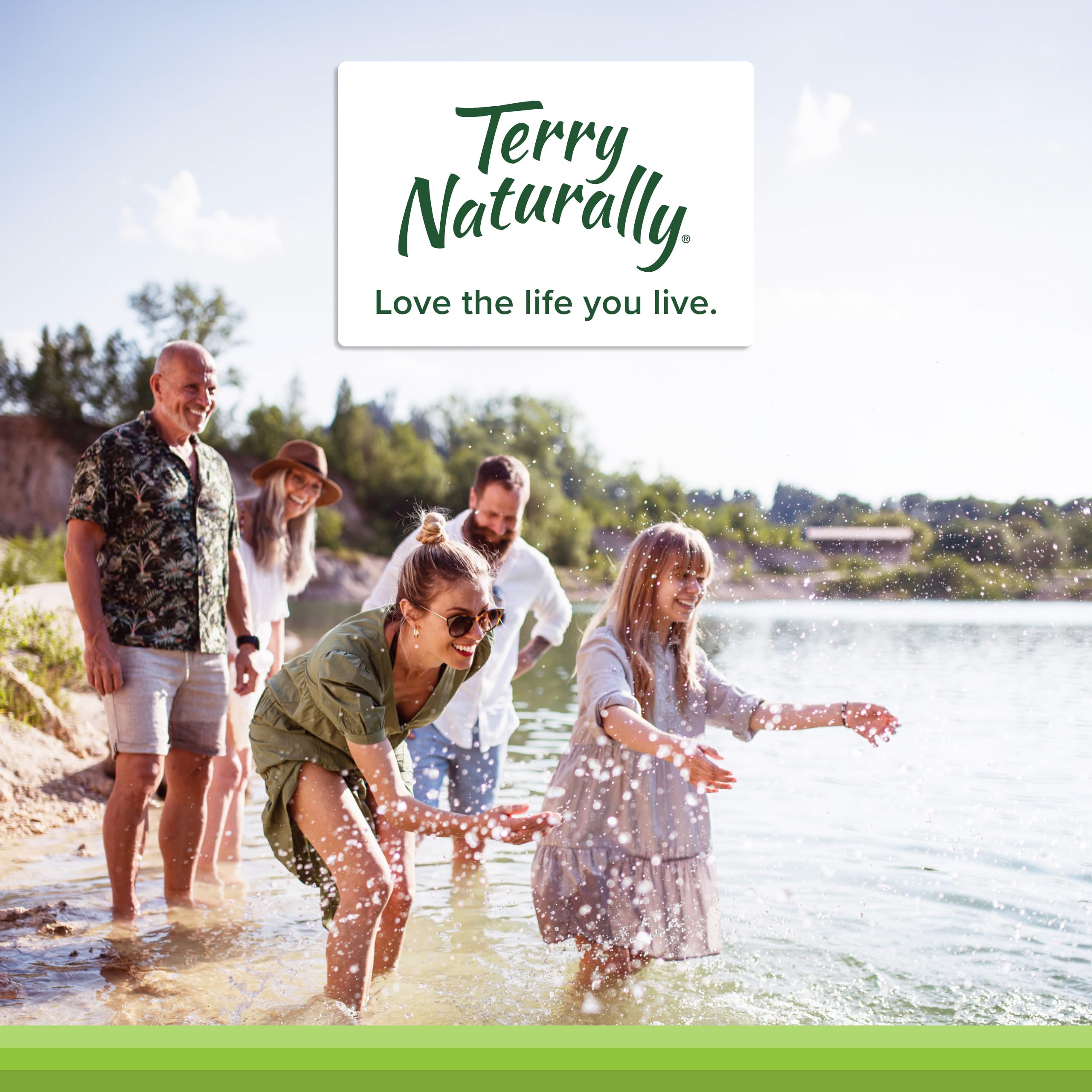 Terry Naturally Healthy Cholesterol with Amla packaging highlights clean ingredients.
