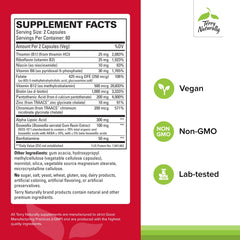 Closeup of Terry Naturally Healthy Feet Nerves capsules highlighting vegan formula.