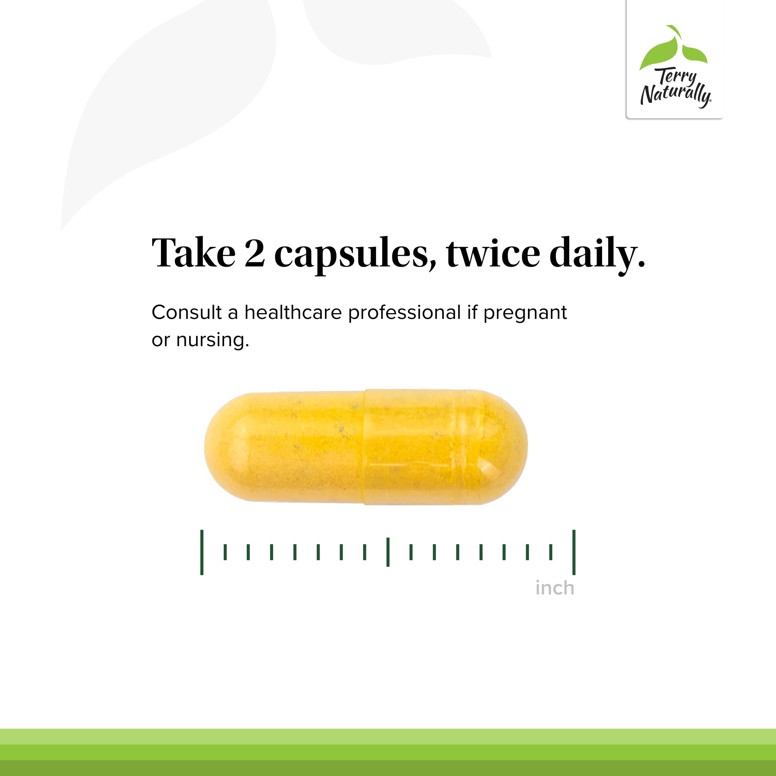 Terry Naturally Healthy Feet & Nerves vegan capsules laid out for everyday use.