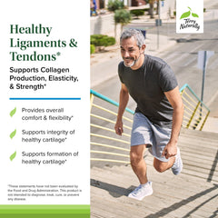 Label close-up showing vitamins and minerals that aid collagen production