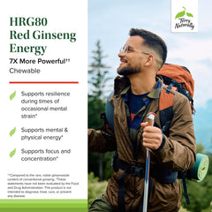 Terry Naturally HRG80 red ginseng root powder ingredient detail for enhanced absorption.