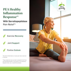 Front view of Terry Naturally Pea Healthy packaging for active lifestyles