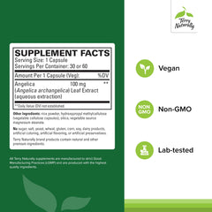 Terry Naturally SagePro Bladder capsules close-up showing vegan capsules for bladder support.
