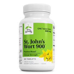 Terry Naturally St John's Wort bottle front for easy daily use