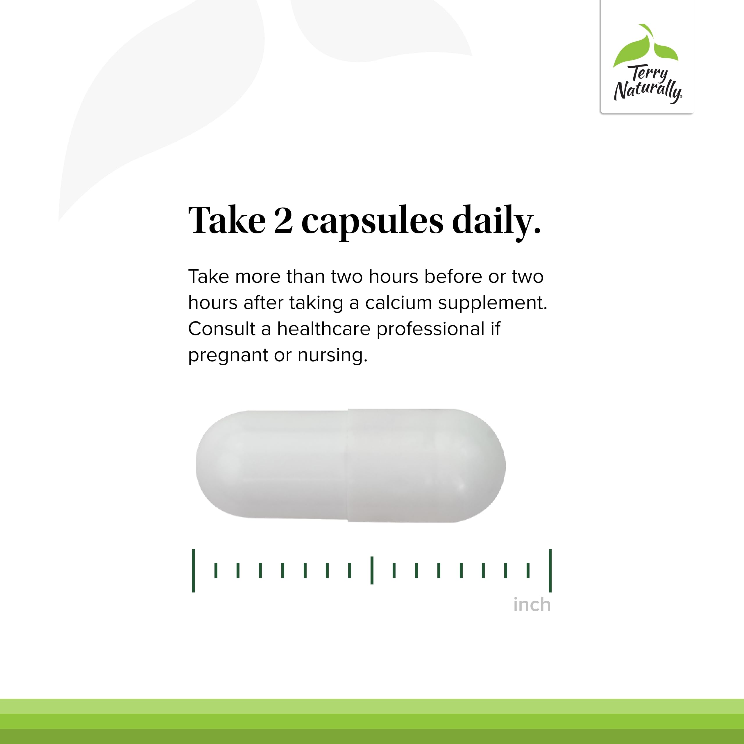 Two Terry Naturally Strontium bottles illustrate a convenient bone health pack.