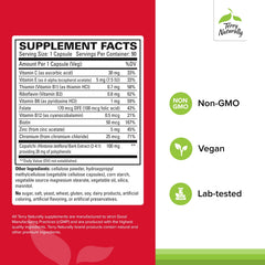 Terry Naturally Sucontral D bottle label highlights vitamins and minerals for energy metabolism