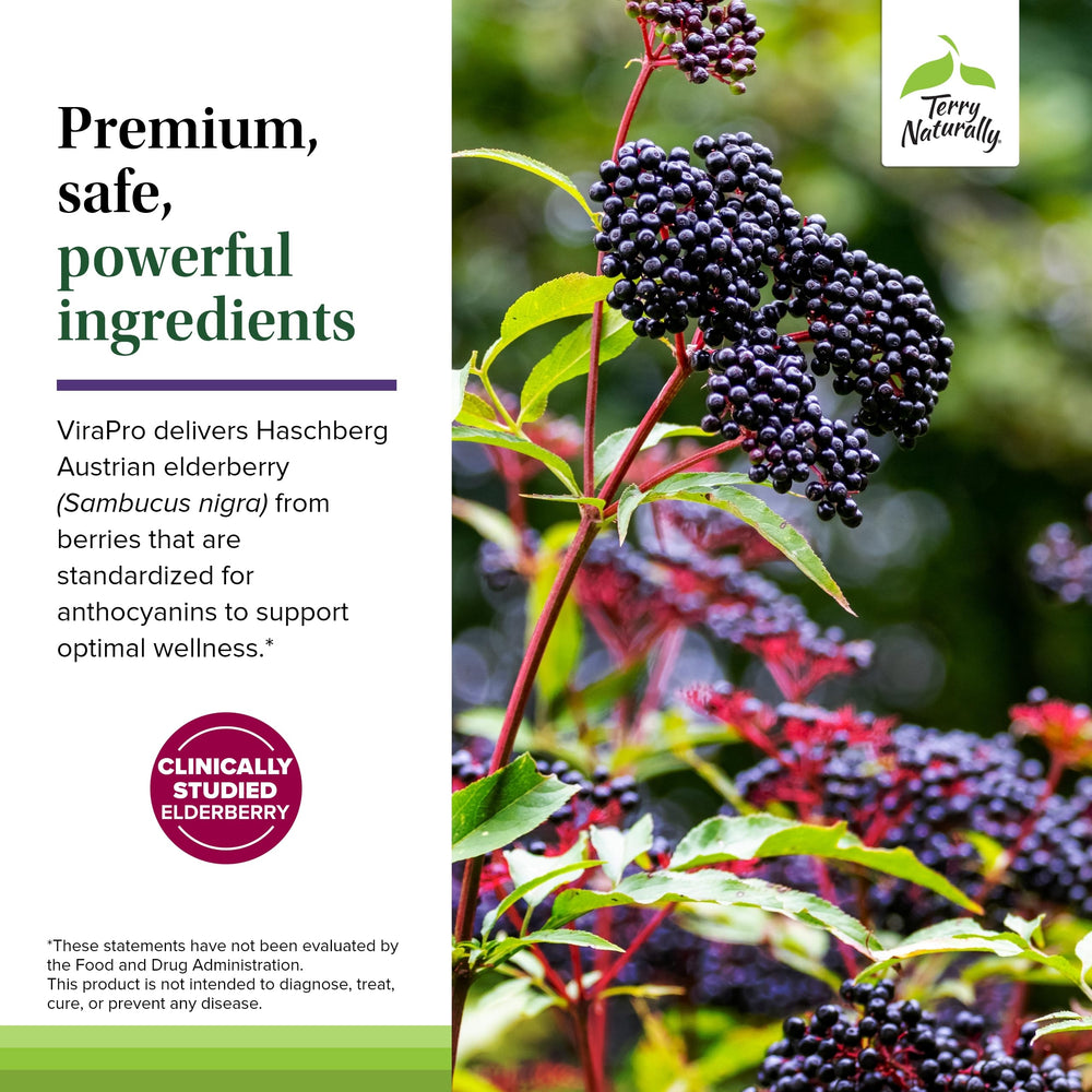 Terry Naturally ViraPro zinc and selenium minerals on packaging.