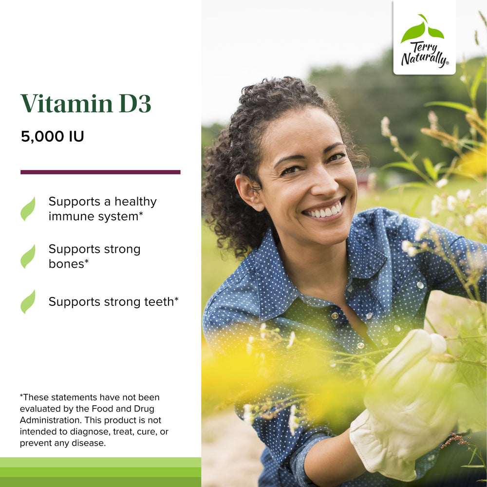 Mixed berry flavored Vitamin D3 chewables by Terry Naturally