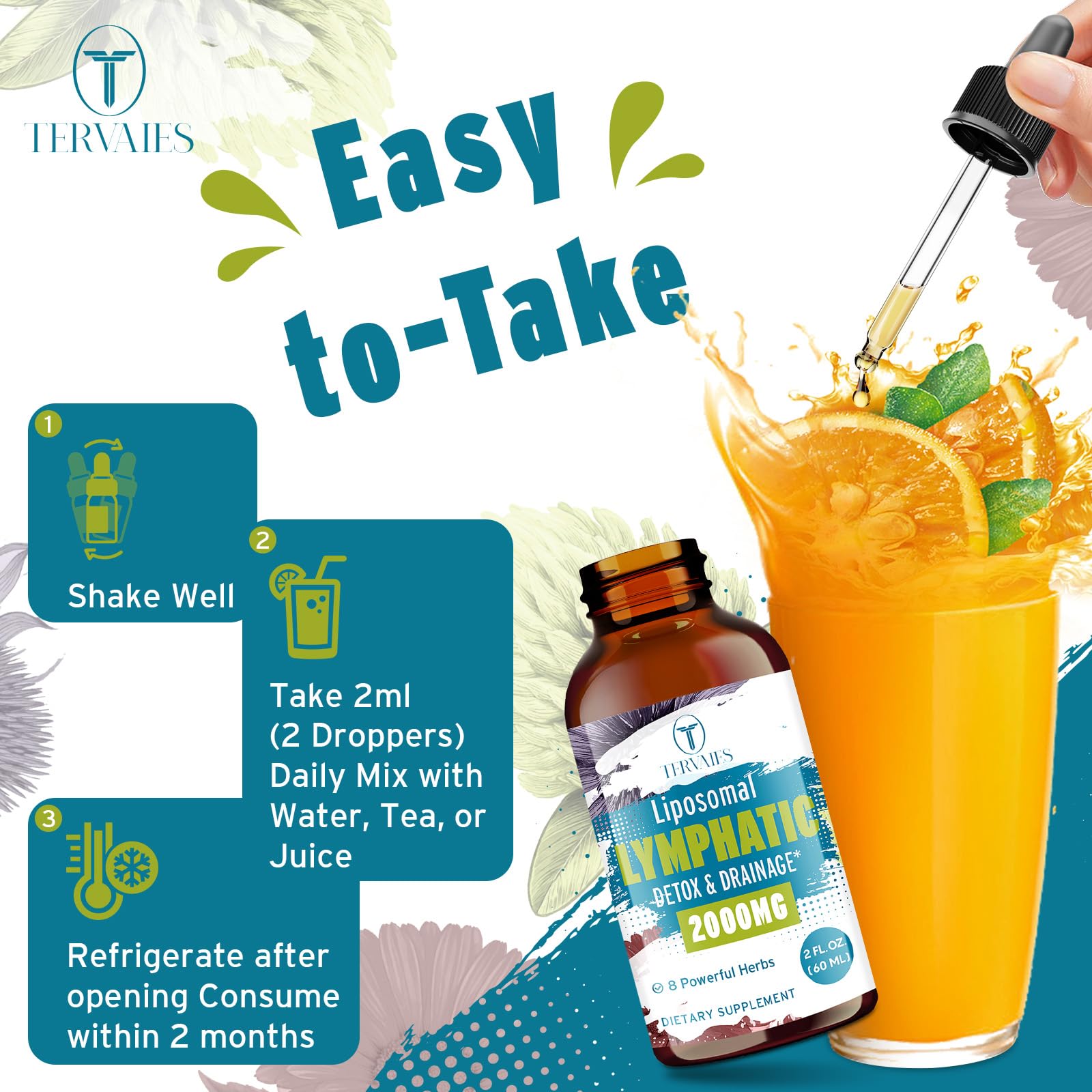 Compact, travel-friendly Tervaies bottle ready for on-the-go routines.