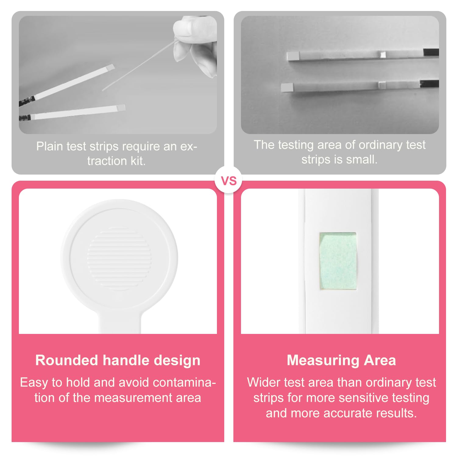 T TESTAHEAD BV round handle design enables easy handling.