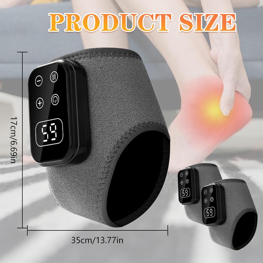 TEVIKE Foot Advanced Renew touchscreen keeps temperature and intensity at a glance.