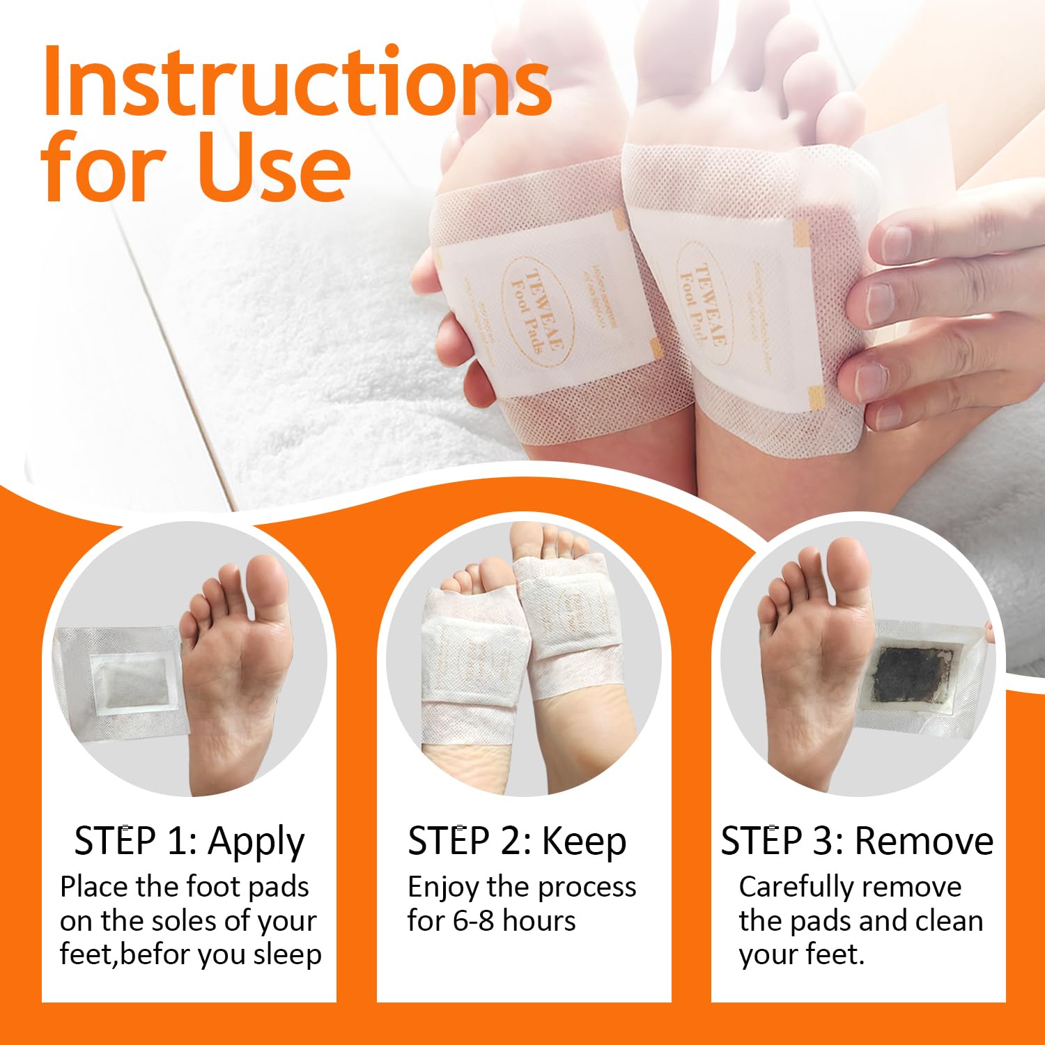 TEWEAE bamboo vinegar pads highlight natural foot care