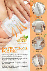 TEWEAE foot pads applied to sole at night for smoother skin