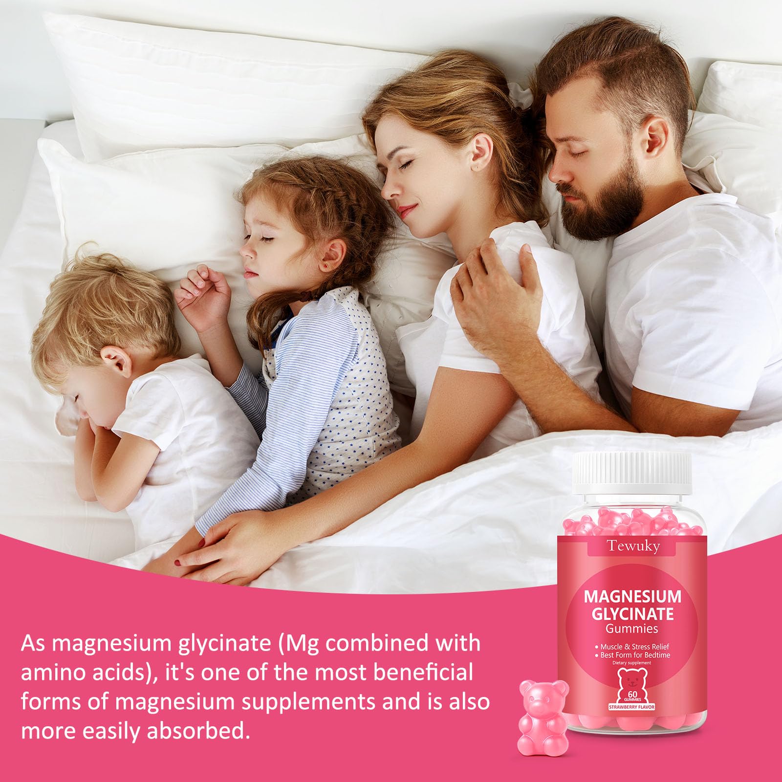 Sugar-free formula with xylitol supports guilt-free sweet tasting chew.