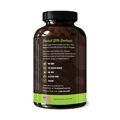 Close-up of Texas SuperFood Original capsules for convenient daily nutrition.