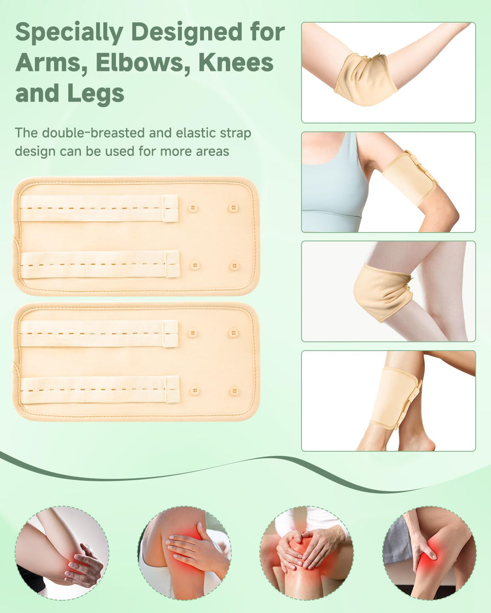 Texpot knee/arm/leg wrap with adjustable fit for versatile coverage.