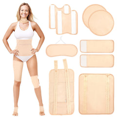 Texpot Castor Oil Pack Wrap neck close-up with adjustable buckle for secure comfort