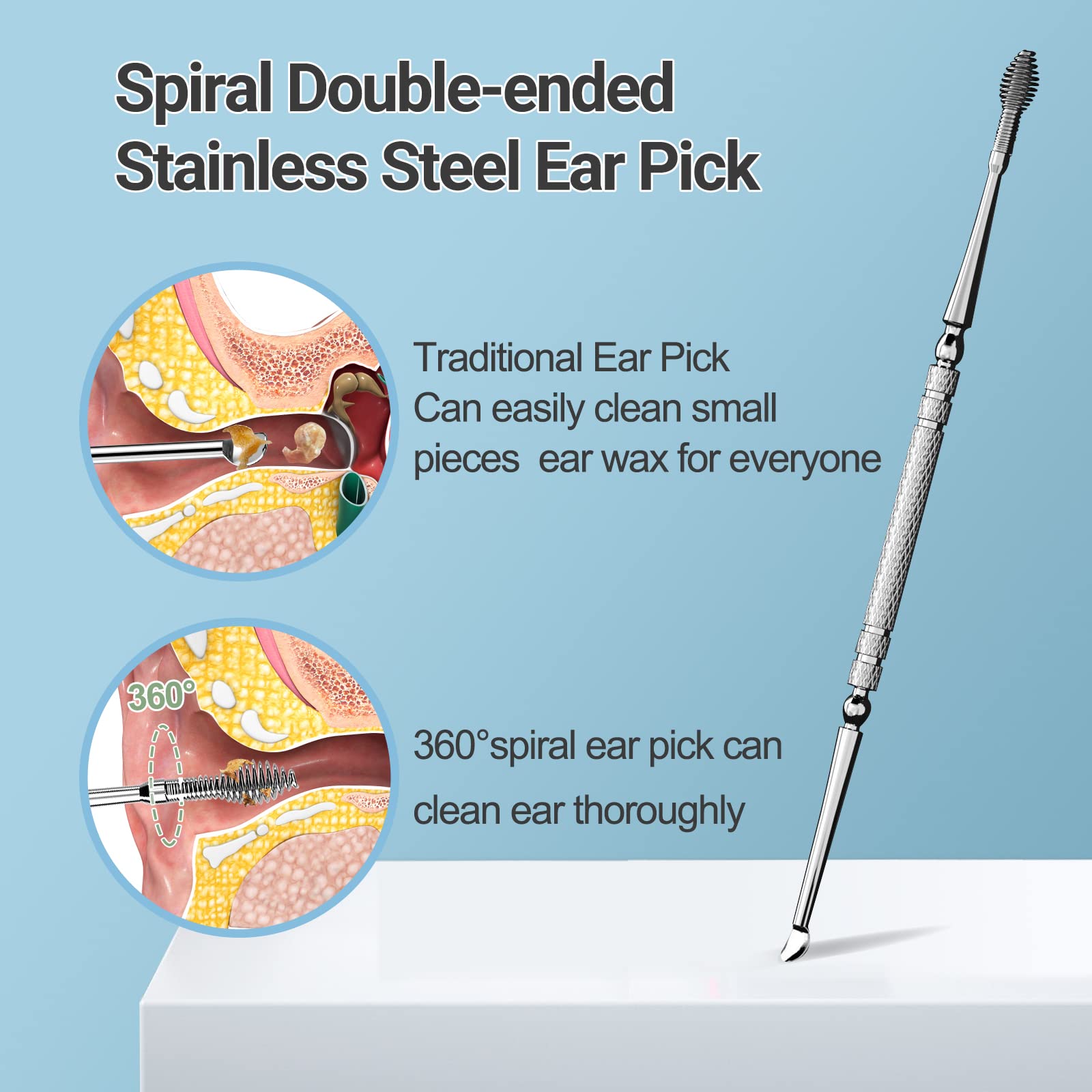 Compact TEYIYES travel ear cleaning kit ready for on the go
