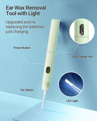 Durable PC ear picks from TEYIYES designed for adult comfort and control