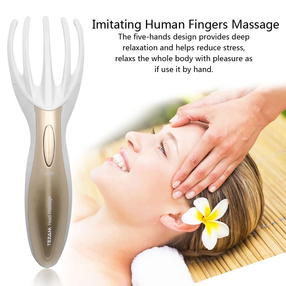 Tezam head massager gift packaging showing thoughtful present