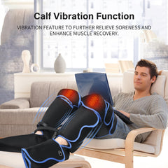 TGS leg massager foot compression comforts tired feet.