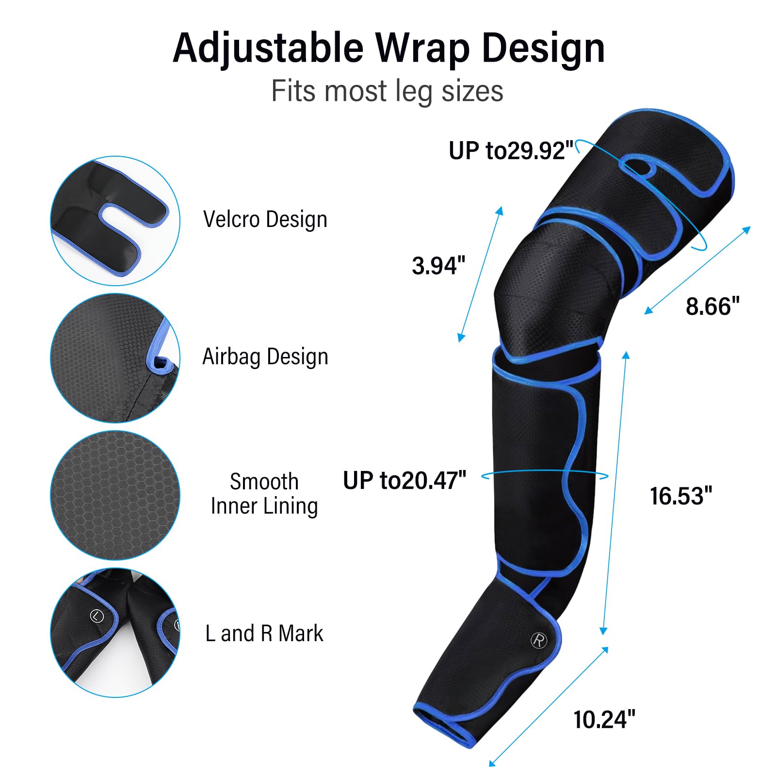 TGS leg massager full-leg relaxation for daily recovery.