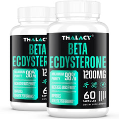 Thalacy 1200mg Beta Ecdysterone bottle for daily lean-muscle support