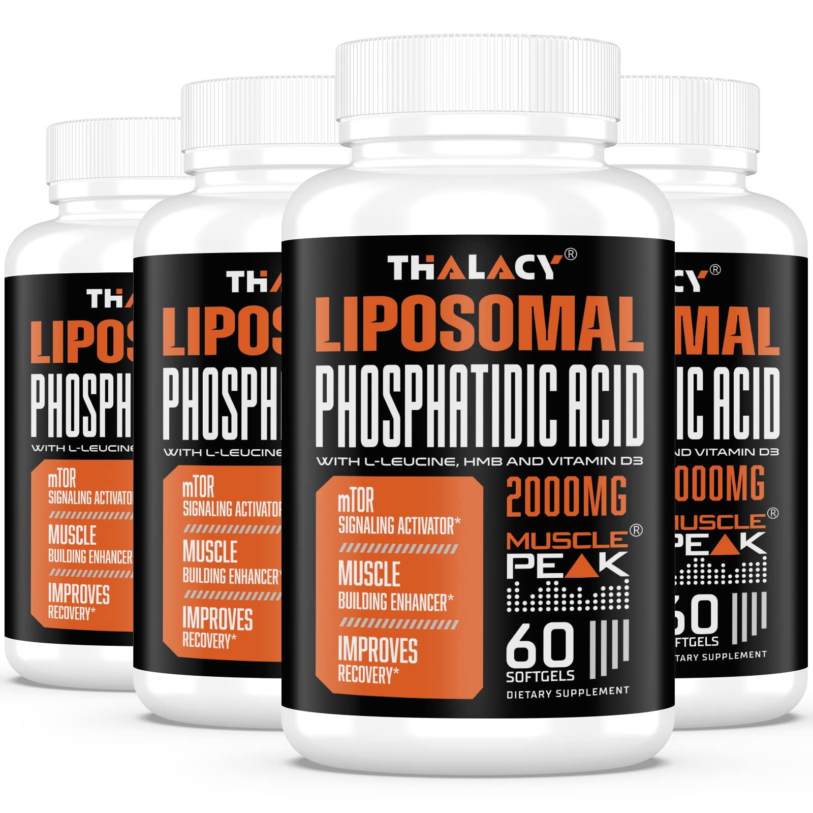 Thalacy 2000mg Liposomal PA bottle front view showing high-potency formula.
