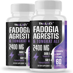 Thalacy bottle front label highlights 2400mg blend for athletes