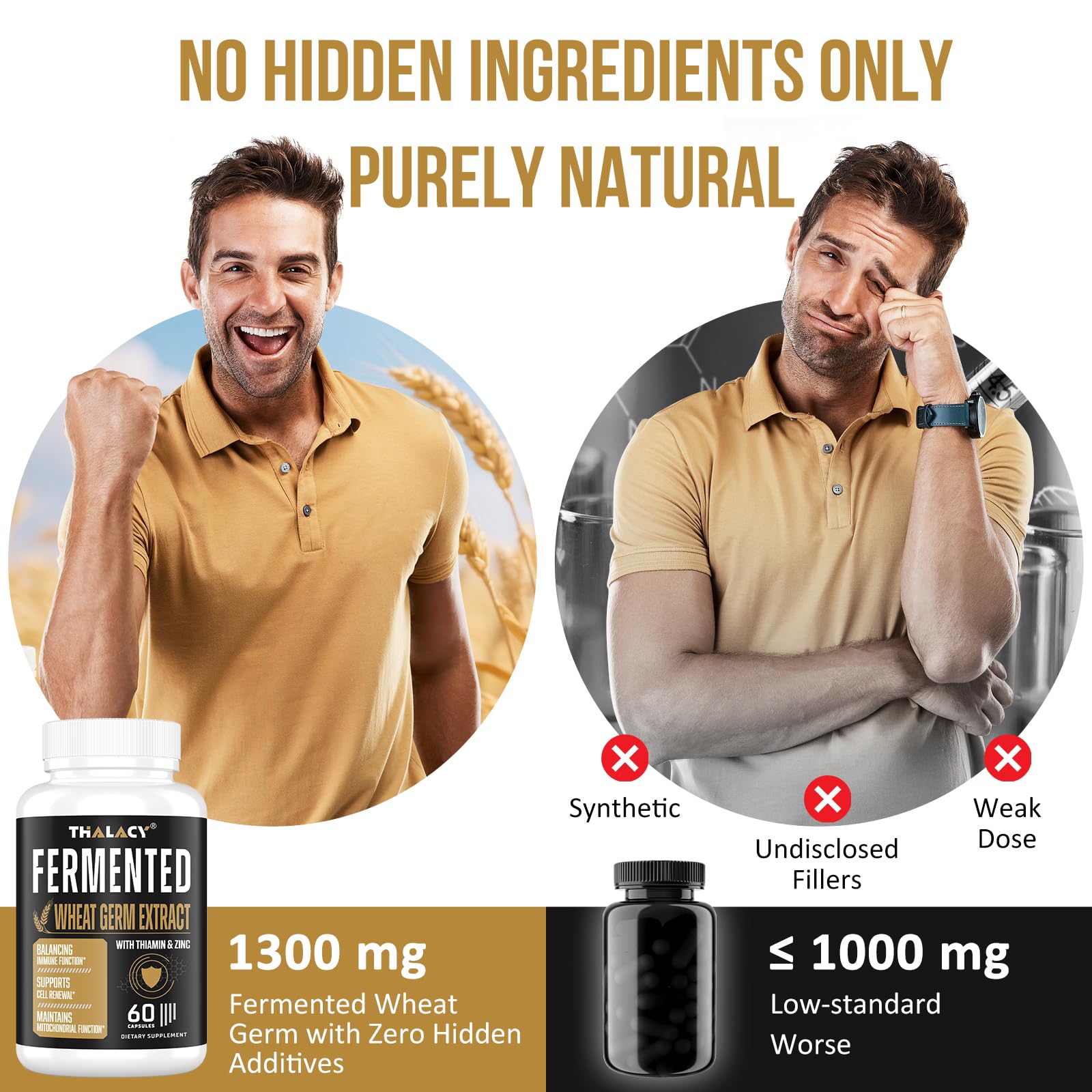 Zinc and vitamin B1 label detail underlines essential nutrients in Thalacy