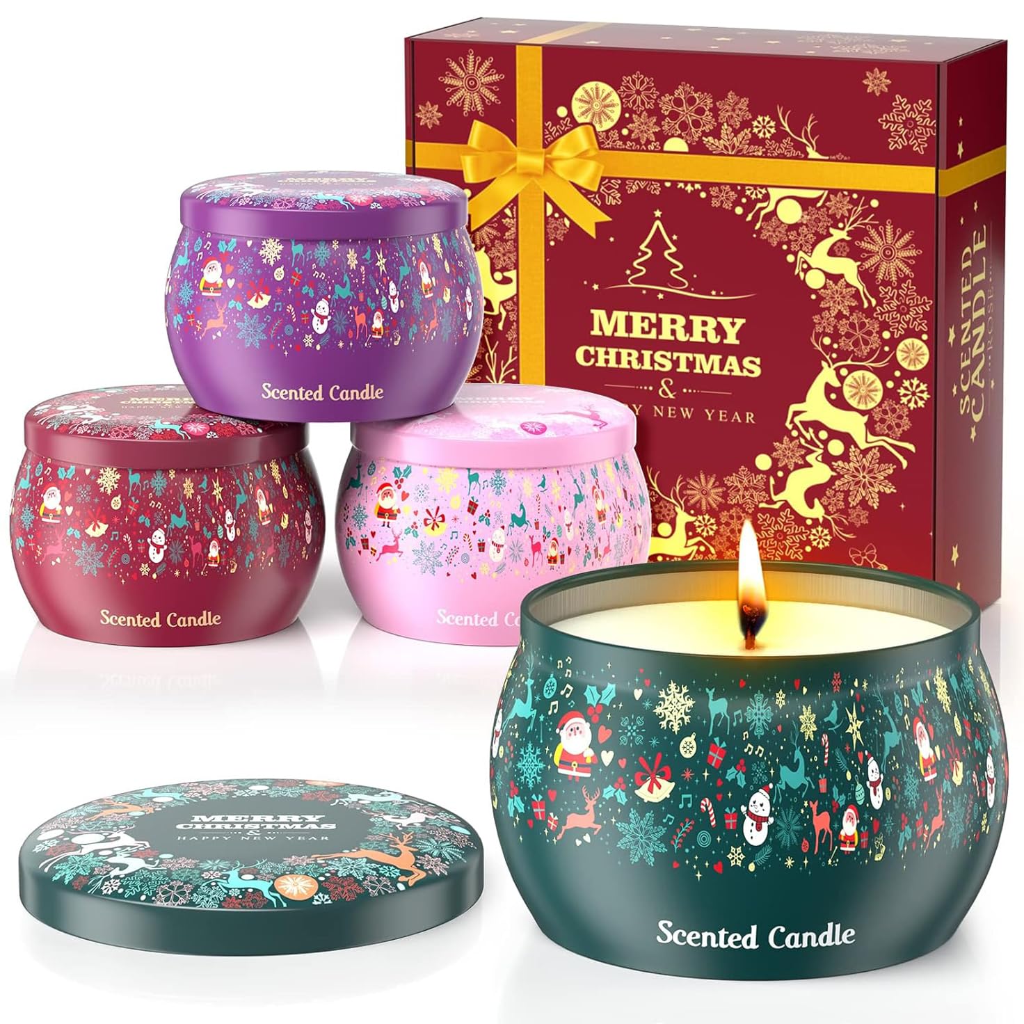 THAUSDAS Rose candle delivers soft romantic scent for a cozy living space.