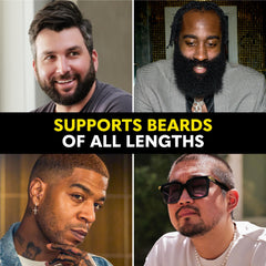 The Beard Club Biotin Beard Growth Gummies label close-up highlights vitamins B12, E, and C
