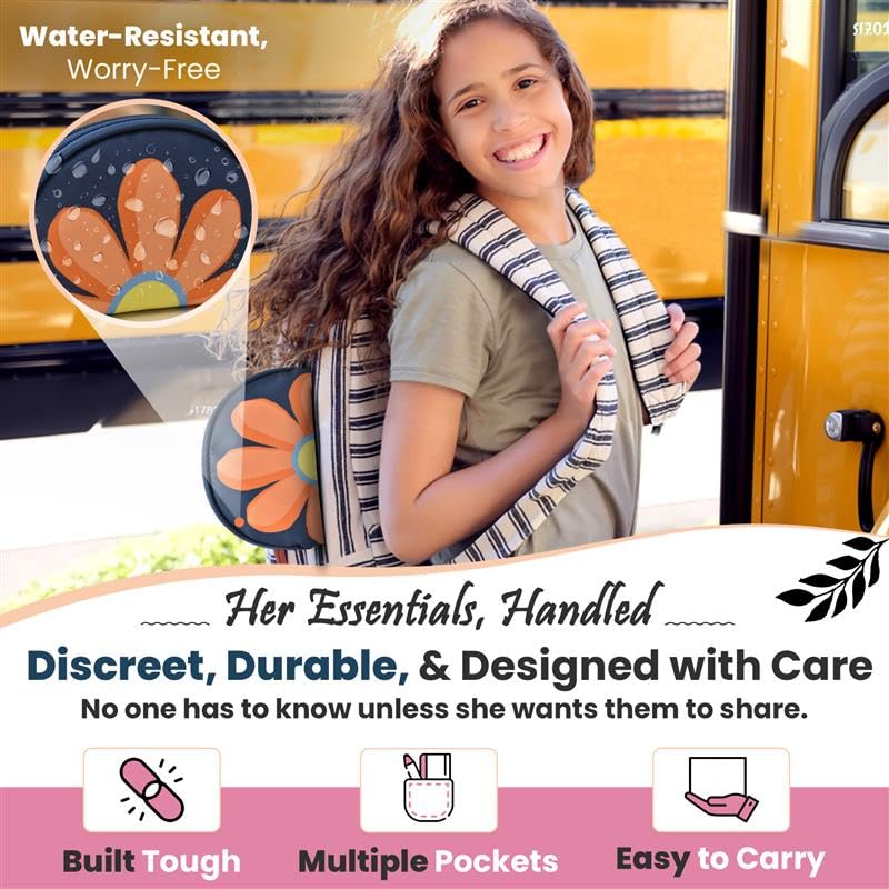 The Bloom kit's waterproof exterior protects contents from spills during the day.