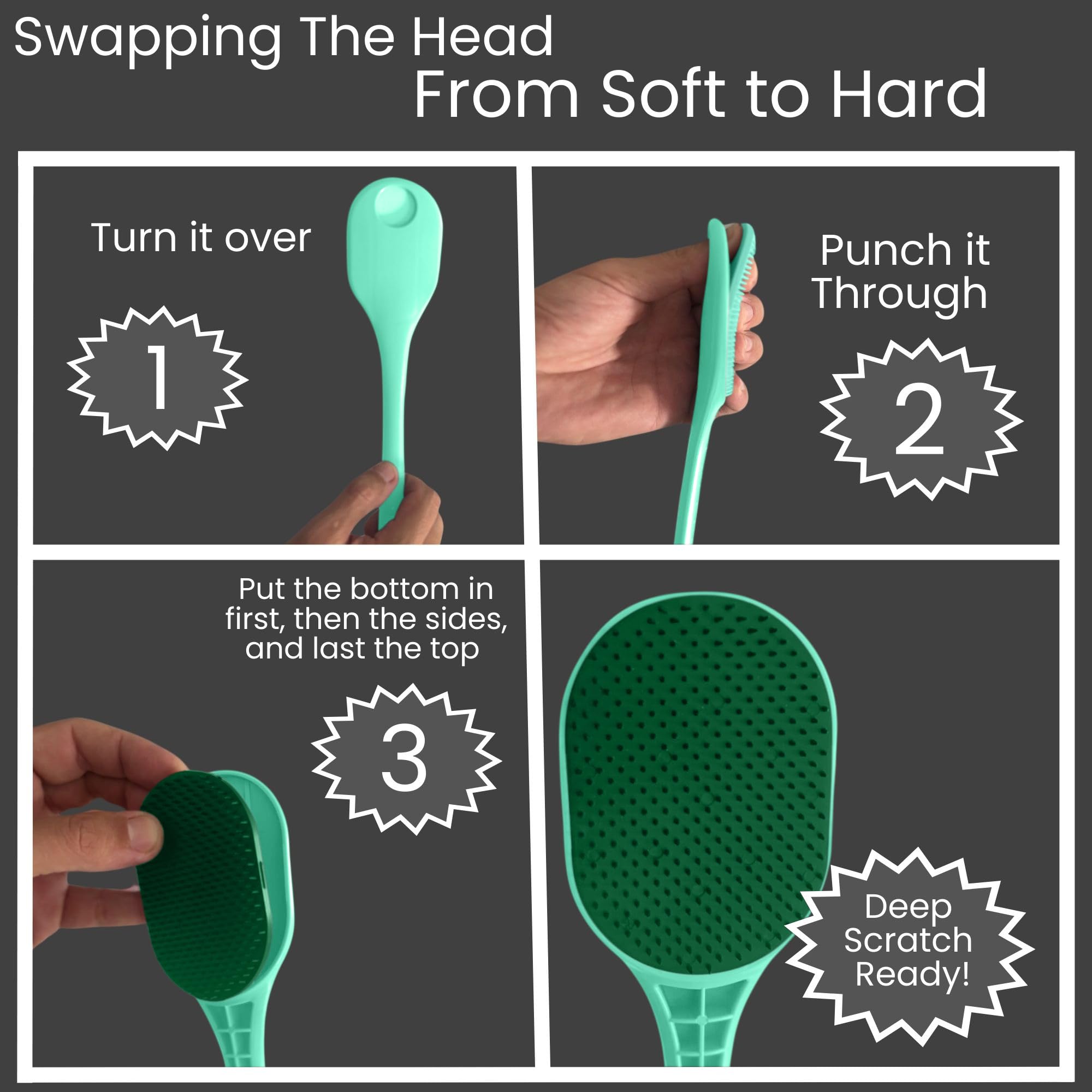 The Body Scratcher exfoliator helps remove dead skin for a refreshed feel