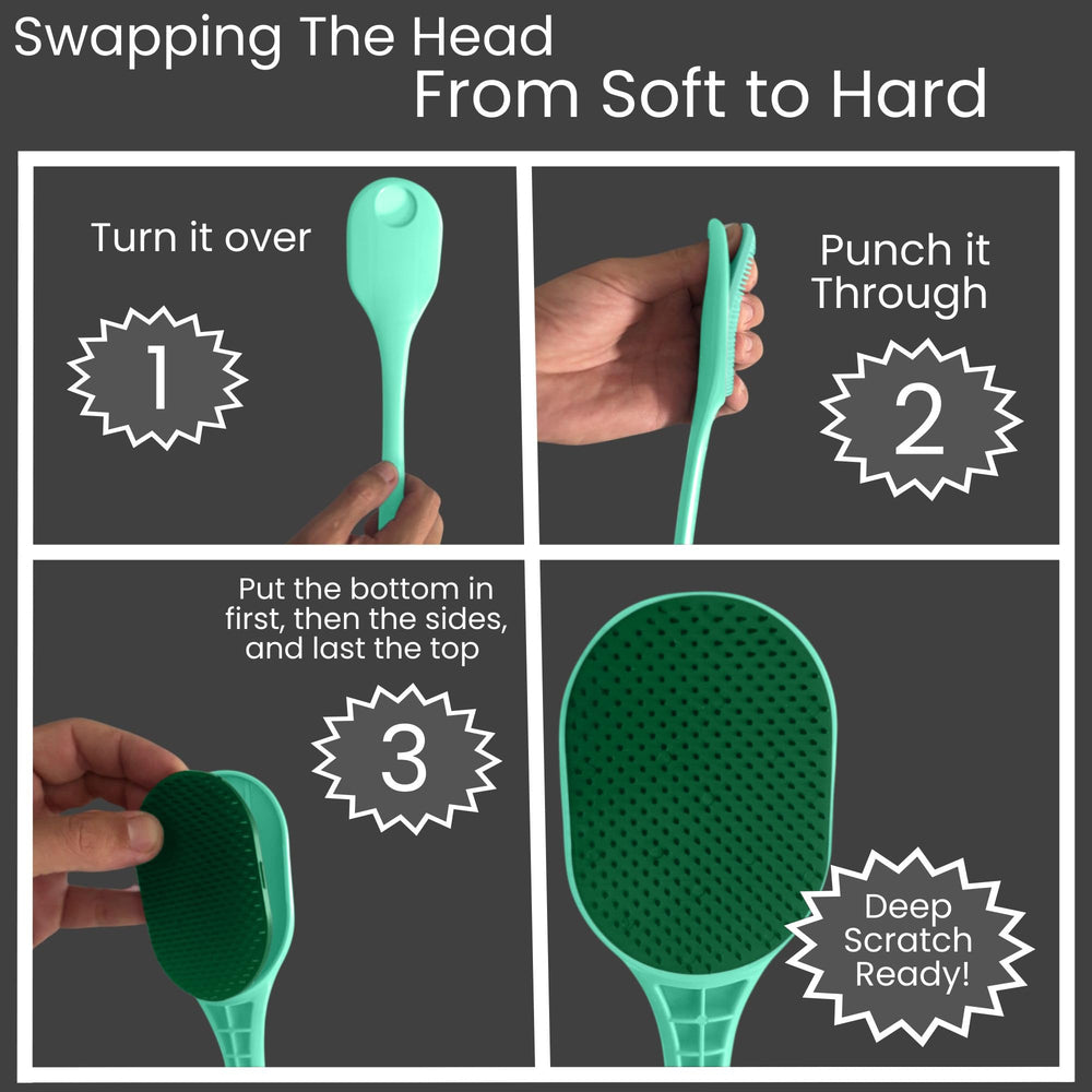 The Body Scratcher exfoliator helps remove dead skin for a refreshed feel