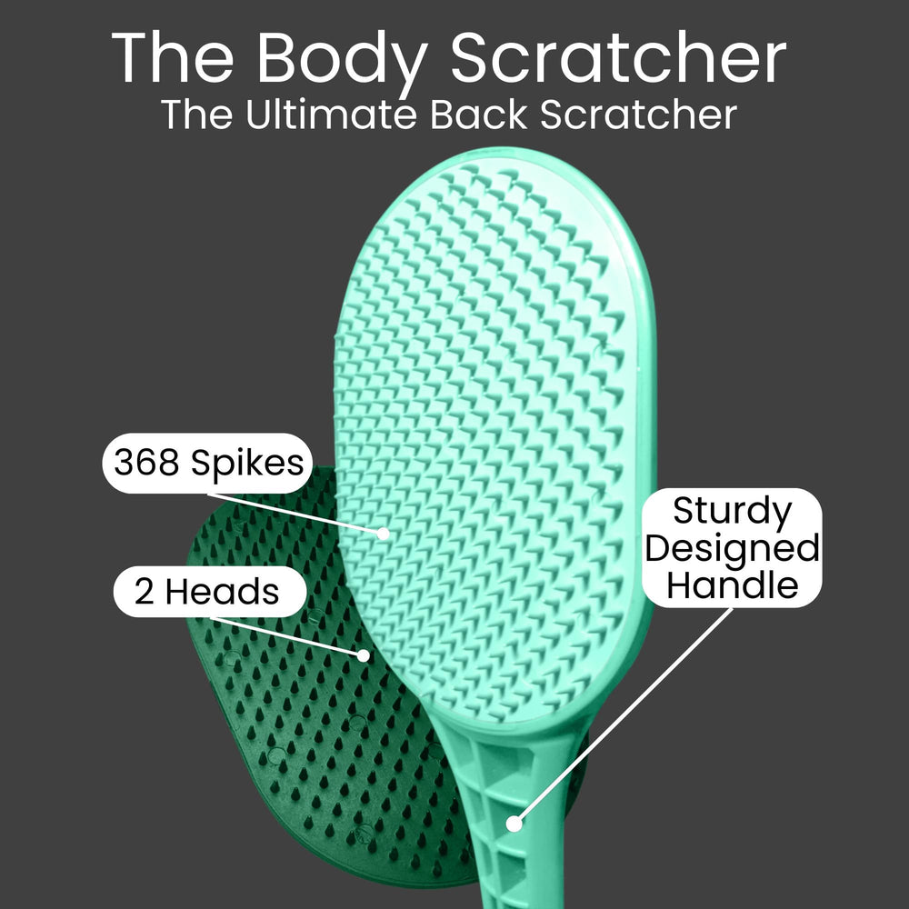 The Body Scratcher scalp massager head for gentle scalp relief