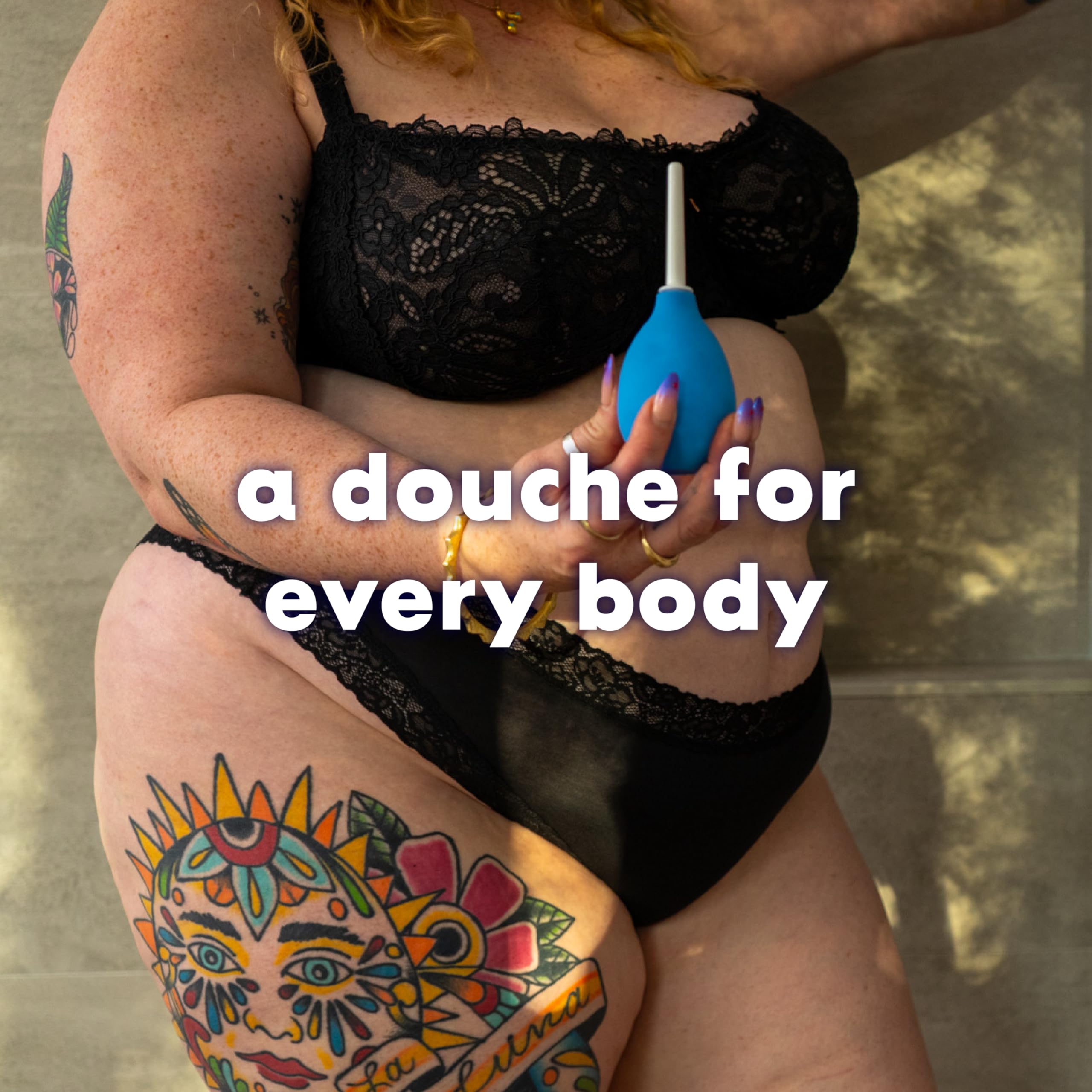 The Bottom's Digest easy-dry design helps air-dry after cleansing sessions.