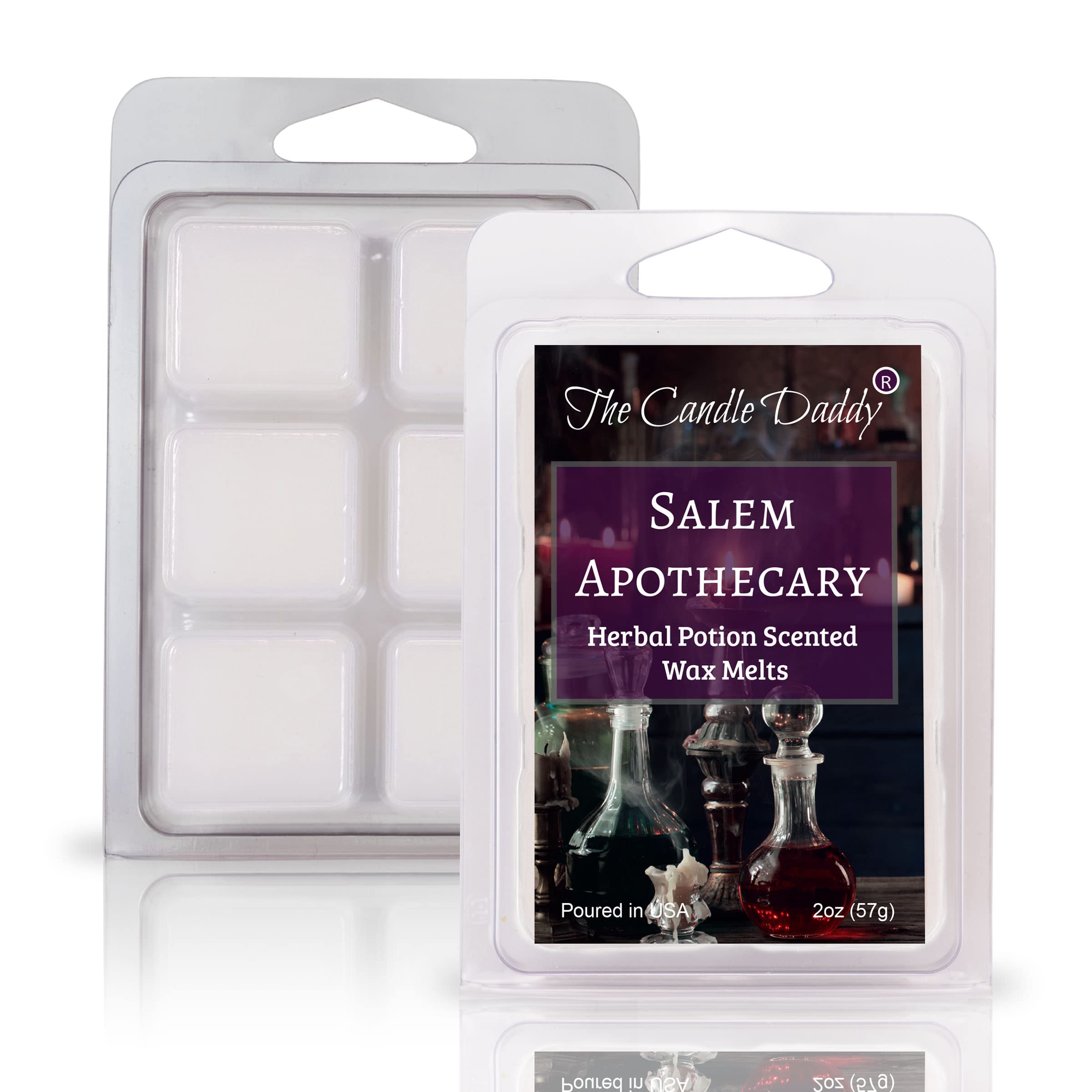 The Candle Daddy Salem Midnight Mass Enchanted Incense melt with moonlit aroma