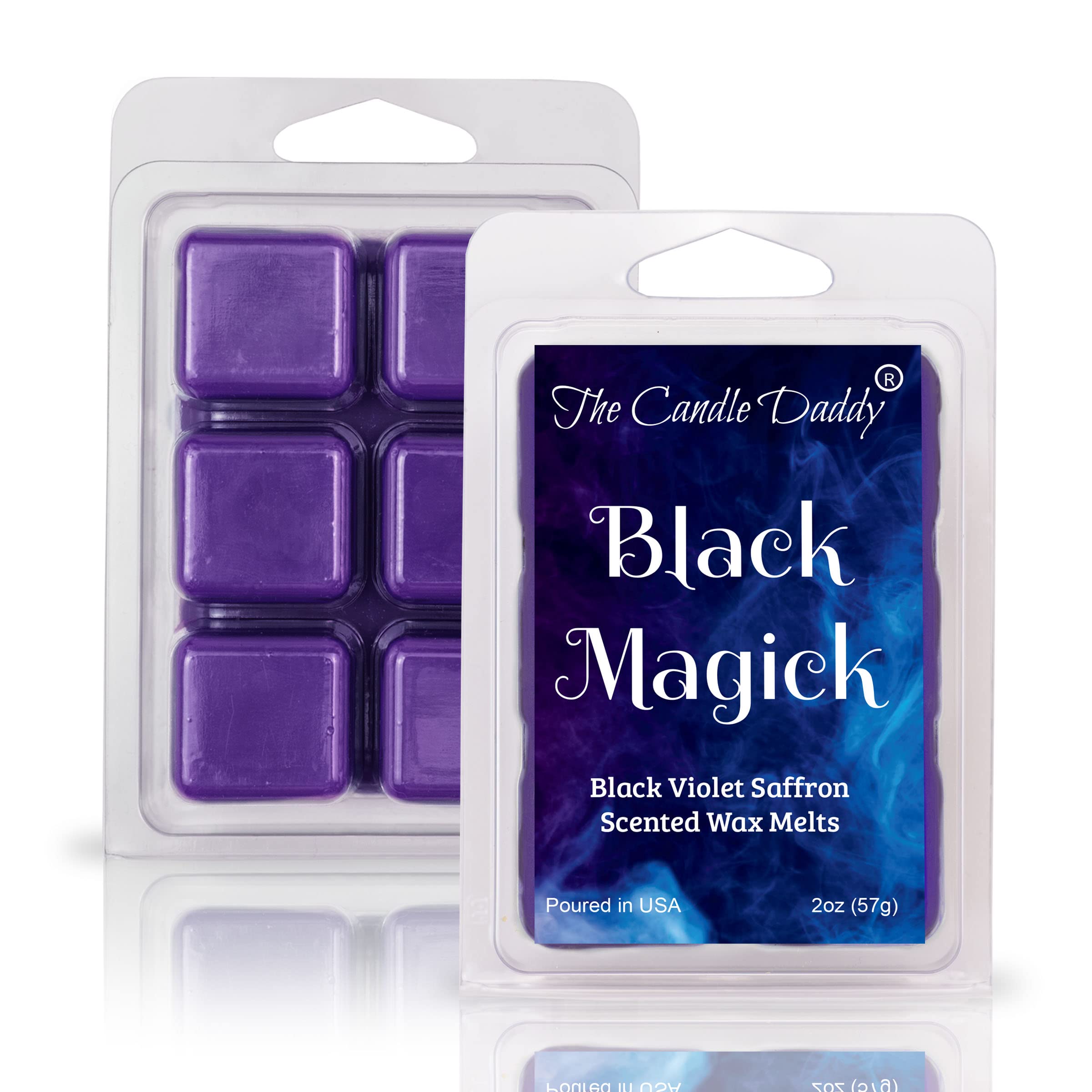 The Candle Daddy Salem Mystic Crystal Amethyst Crystal melt for soft floral tones