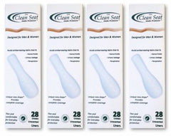 The Clean Seat unscented pad with improved top layer for dry comfort.