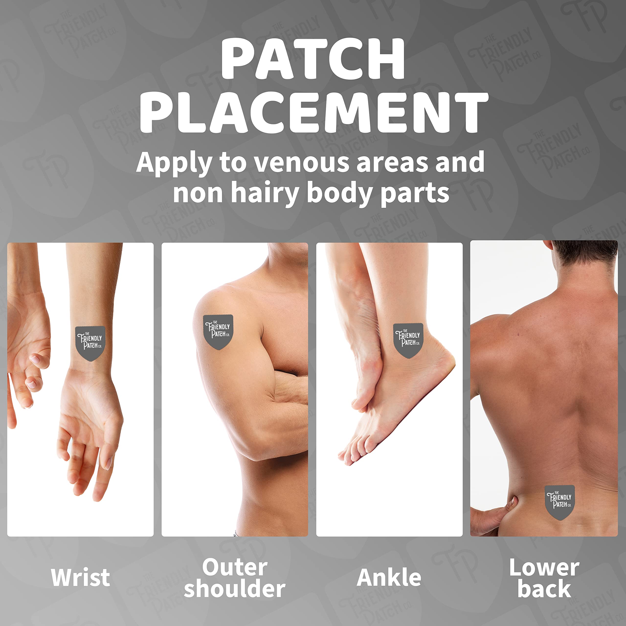 The Friendly Patch CO snooze patch in nightly routine setup