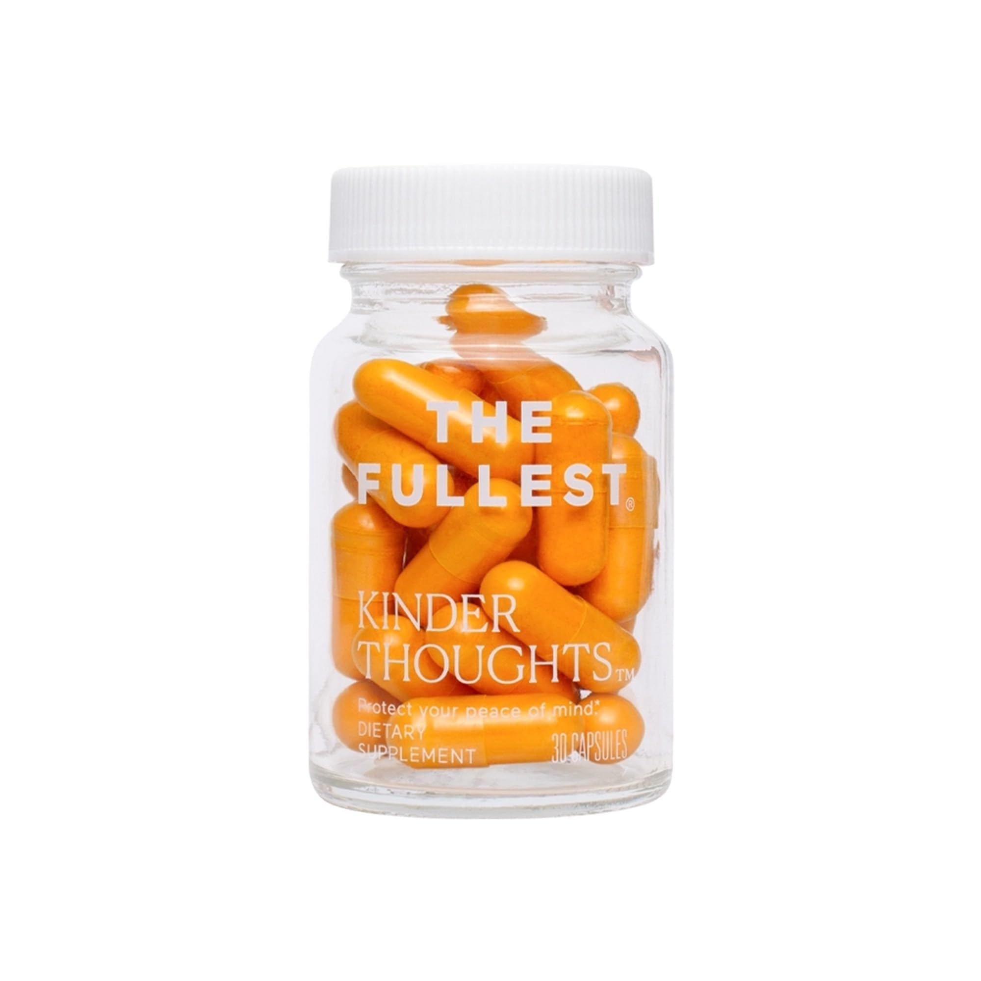 THE FULLEST saffron capsules bottle front for daily mood support.
