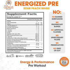 AlphaSize and L-Theanine in Genius Energized supporting sharper focus during lifting.