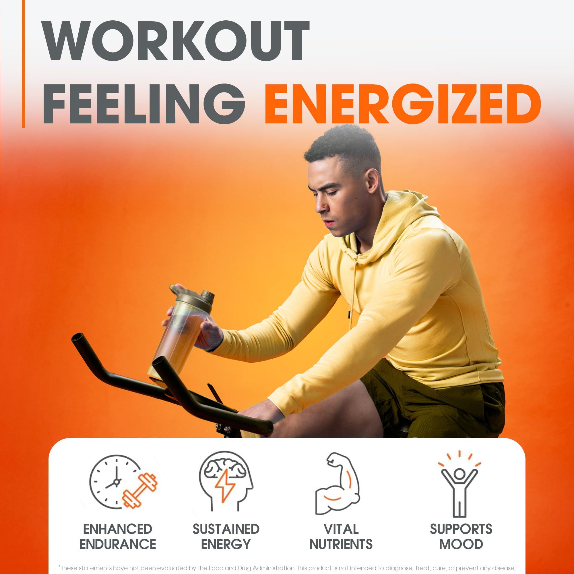 Citrulline Malate and Beta-Alanine in Genius Energized boosting endurance during workouts.