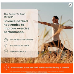 The Genius Brand Genius Pre athlete-ready scene suggests training-ready focus and endurance.