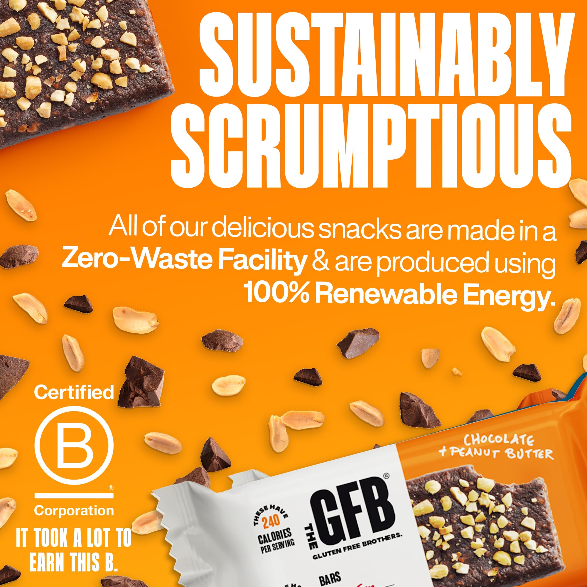The GFB bar in a resealable pouch is ideal for on-the-go.