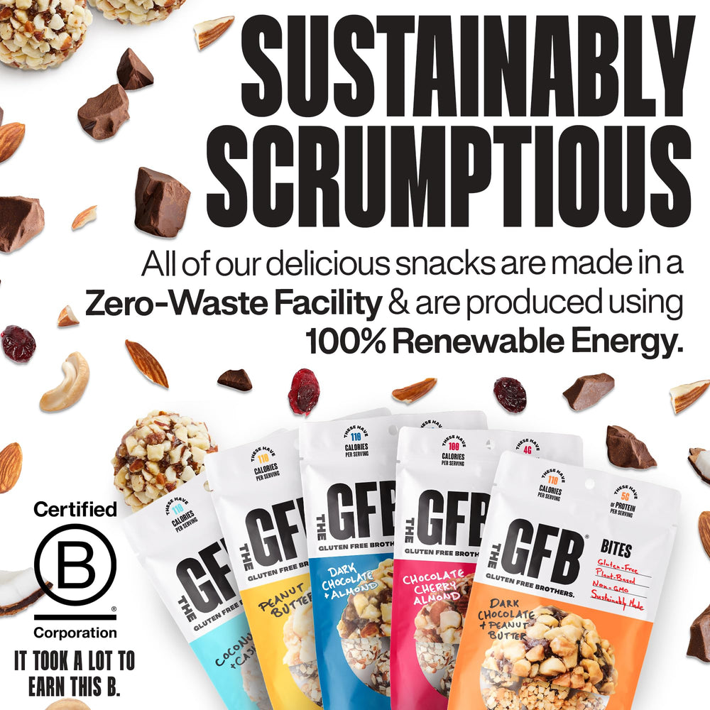 The GFB on-the-go snack pack fits purses, pockets, and gym bags for busy days.